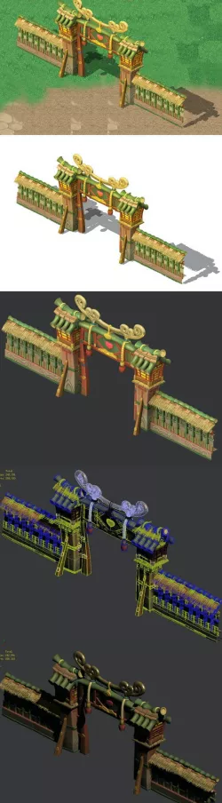 Cartoon World - City Wall