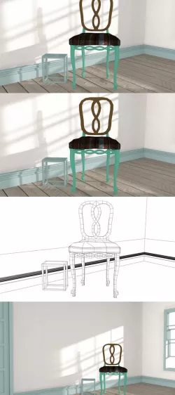 Chair-Coffee Table