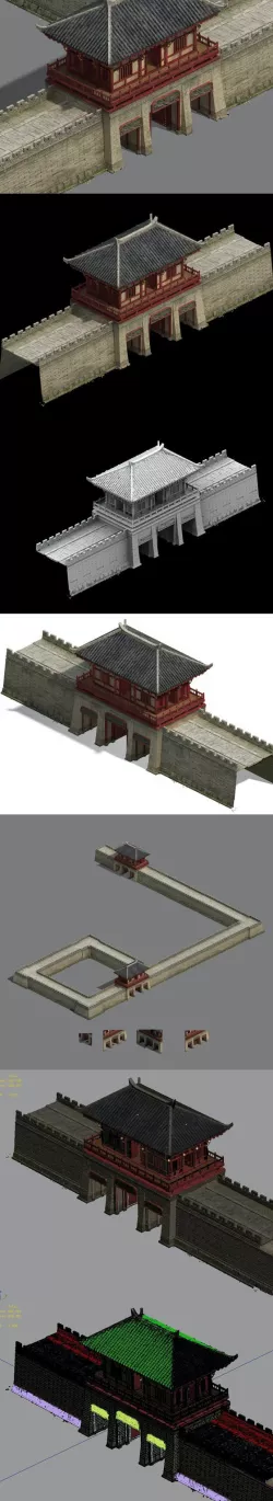 City Gate - City Wall - City Cape 01