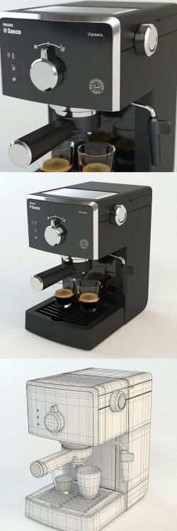 modelo 3d Cafetera Saeco - TurboSquid 467226