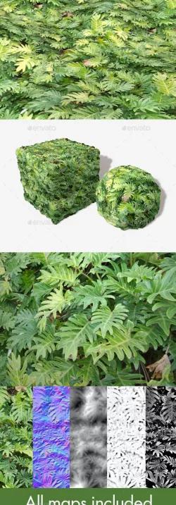 Dense Jungle Leaves Seamless Texture