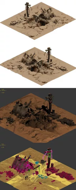 Desert - Monster Lair 001