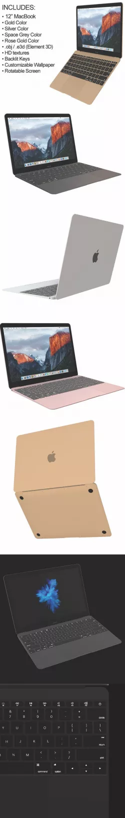 Element 3D 2016 12 Inch Macbook