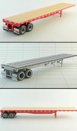 Flat Bed Trailer