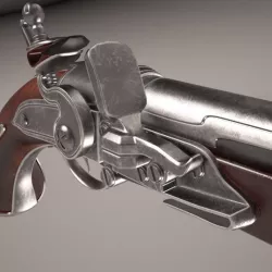 Flintlock pistol