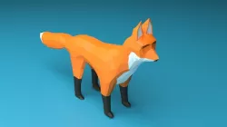 Fox Low Poly