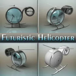 Futuristic Helicopter