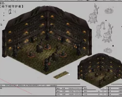 Game Arena test model making scene - Factory 01