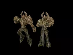 Game Model Arena - inferno Area cable Longbridge statue 01