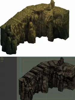 Game Model - Buddha Cliff Cliffs