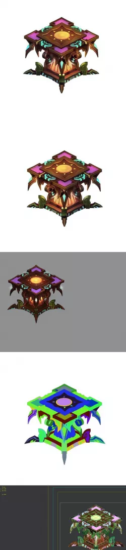 Game Model - Family Objects - Nether Jigsaw Table 03