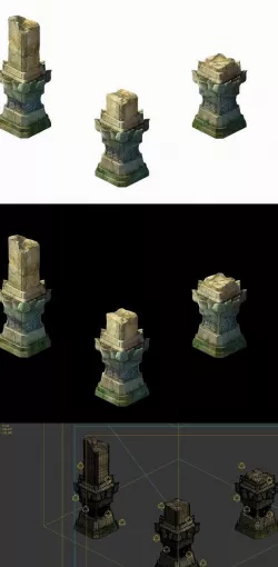 Game Model - Kashayana Buddha Forest Stone Magic Arrow 02