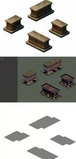 Game model - the tomb of the sarcophagus
