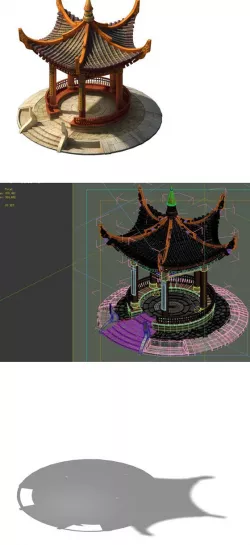 Game Models - City Gazebo 01