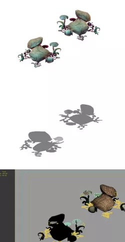 Game Models - poison Valley scene - Food and poisonous mushrooms