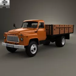 GAZ 53 Flatbed Truck 1965