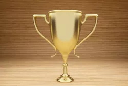 Gold Trophy Model