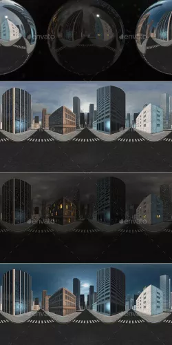 HDRI City Pack Layout3 V1
