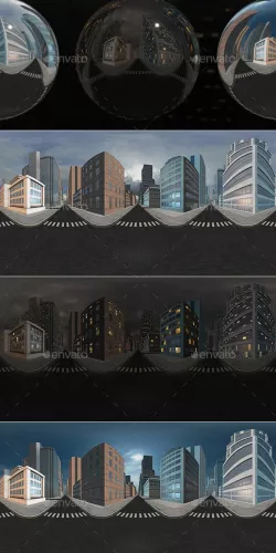 HDRI City Pack Layout5 V1