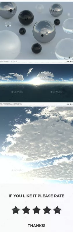 High Resolution Sky HDRi Map 037