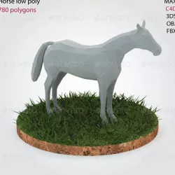 Horse - Low Poly