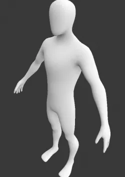 Human - Base Mesh for Sculpt