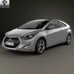 Hyundai Avante (JK) coupe with HQ interior 2014