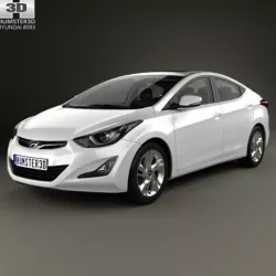 Hyundai Avante (MD) sedan with HQ interior 2014