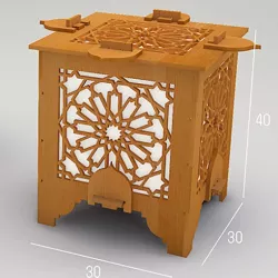 Islamic lantern cnc drawing