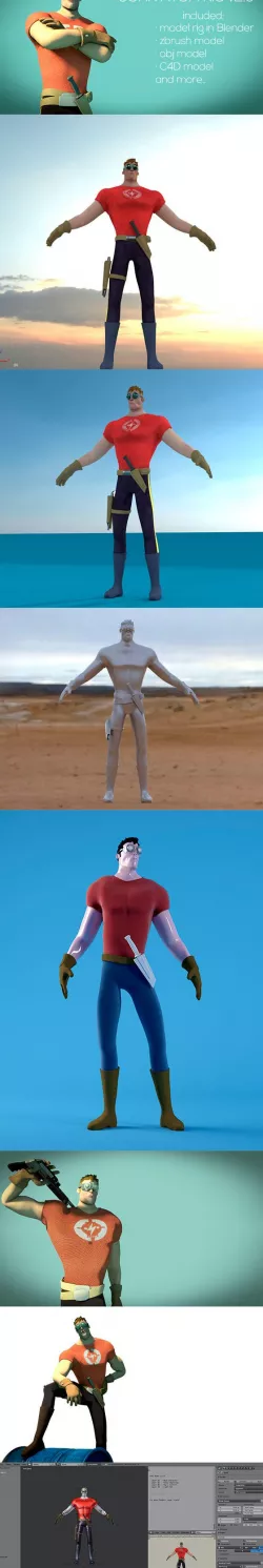 John Atom - Rig Character Blender