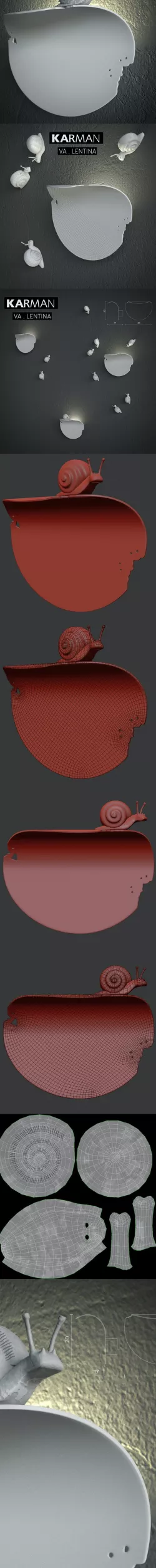 Karman VA.LENTINA Wall lamp
