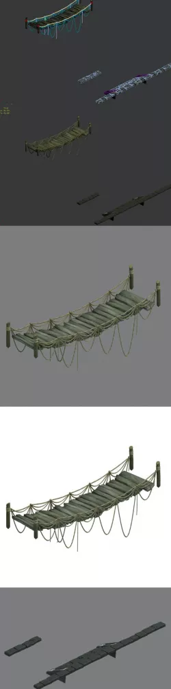 Labyrinth Sling Bridge - Stairs
