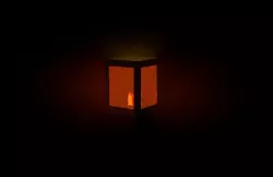 Lantern With Animated Flame