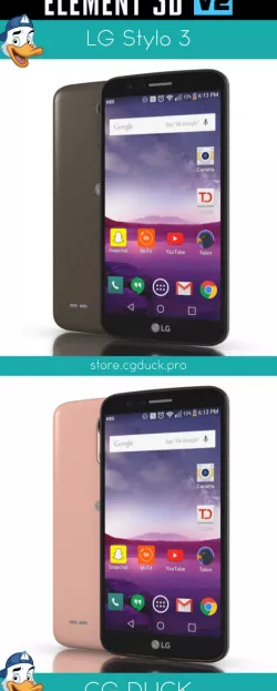 LG Stylo 3 for Element 3D