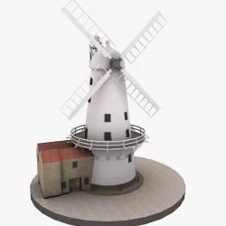 Llancayo Windmill Usk