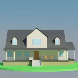 Low Poly Big House