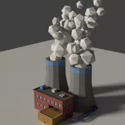 Low Poly Cartoon Factory 2