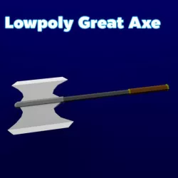 Lowpoly Great Axe