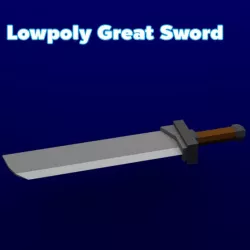 Lowpoly Great Sword