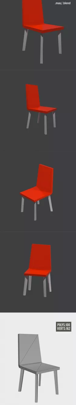 Lowpoly Modern Chair