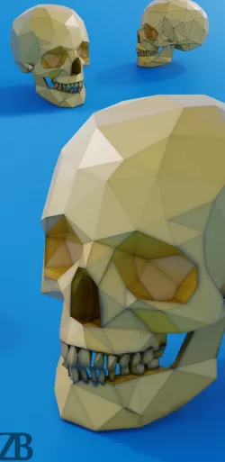 Lowpoly Skull