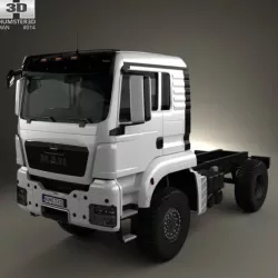MAN TGS 4×4 L cab Tractor Truck 2007