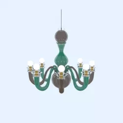 Murano glass spider lamp Gio Ponti Venini inspired