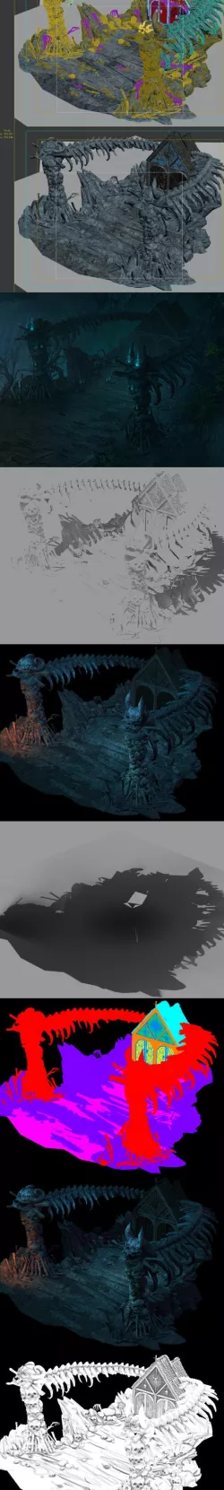 Nibelungen - skeleton of the spine