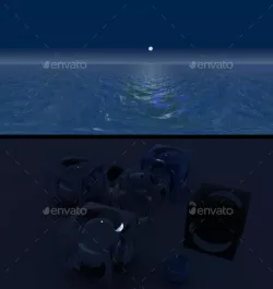 Ocean Night 4 - HDRI