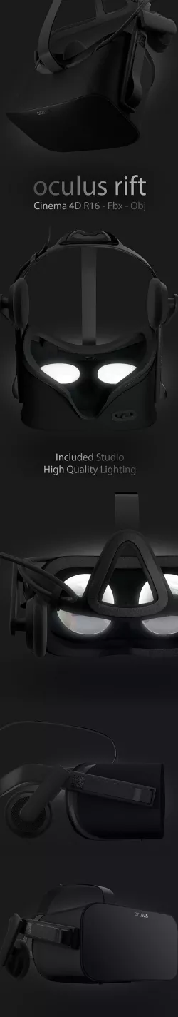 Oculus Rift Headset Model