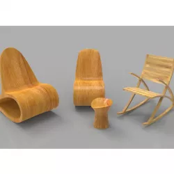 Rocking Wooden Chair Collection