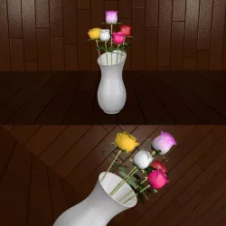 Rose in Vase