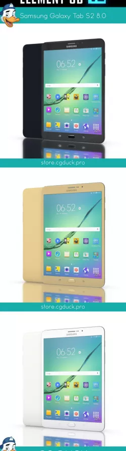 Samsung Galaxy Tab S2 8.0 for Element 3D