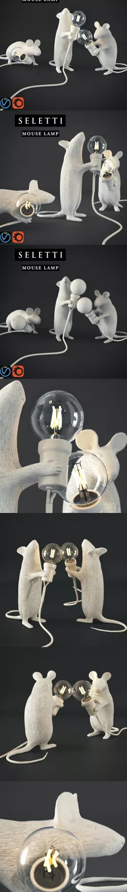 SELETTI Mouse Lamps